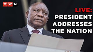 WATCH LIVE President Cyril Ramaphosa addresses the nation [upl. by Analak906]