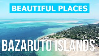 Bazaruto islands best places to visit  Travel trip rest landscapes  4k video  Mozambique drone [upl. by Aniv195]