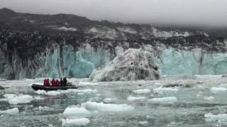 Glaciers calving my most spectacular footage Ice on the move [upl. by Ykcin]