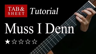 Muss I Denn  Guitar Lesson  TAB [upl. by Pfaff]