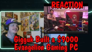 I Built a 9000 Evangelion Gaming PC REACTION [upl. by Nonnag]