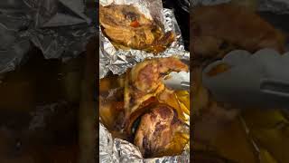 AlAlluring ASMR Foil Sounds and Flipping Grilled Chickens asmr foil shorts [upl. by Lorusso369]