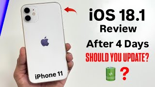 iOS 181 on iPhone 11  iOS 181 Full Review on iPhone 11  Performance Battery Heating Bugs [upl. by Frame]