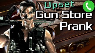 Arnold Upsets a Gun Store  Prank Call [upl. by Ueih]