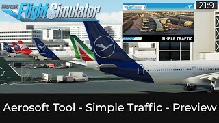 Aerosoft Tool quotSimple Trafficquot Preview KIVerkehr mit RL Liveries ★ FLIGHT SIMULATOR Deutsch [upl. by Brott]