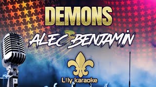 Alec Benjamin  Demons Karaoke  Instrumental  Track [upl. by Riker250]