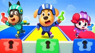 The Escape Room Challenge  Funny Cartoons for Kids  Police Cartoon  Sheriff Labrador [upl. by Alomeda]