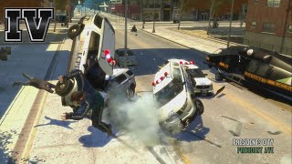 GTA IV  Crashes Bailouts Ragdolls amp Fails Compilation 55 1080p [upl. by Yniffit]