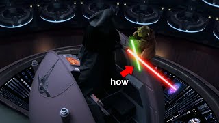 Yoda vs Darth Sidious goes MUCH Deeper [upl. by Ddot]