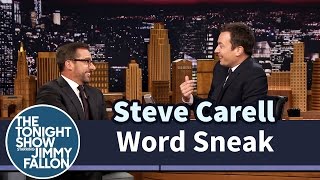 Word Sneak with Steve Carell [upl. by Horter137]