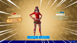 COMMENT AVOIR LE SKIN KRISABELLE GRATUIT EN AVANCE SUR FORTNITE Skin Isanoelle Winterfest [upl. by Foskett]