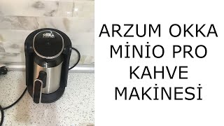 ARZUM OKKA MİNİO PRO KAHVE MAKİNESİ ÇELİK CEZVE  İLE KAHVE YAPIMI [upl. by Hanyaz]