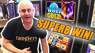 SUPERB WIN 💰Tangiers Casino Wolf Gold JACKPOT 💰The Big Jackpot  The Big Jackpot [upl. by Mllly]