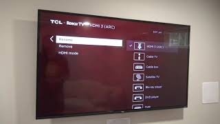 How To Turn On HDMI ARC Function On A TCL TV [upl. by Ymiaj]