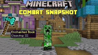 NEW COMBAT UPDATE  Minecraft Combat Snapshot v6 [upl. by Fellner]