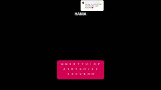 Hania name done ✅ comment your nameRarity unfeezmyaccount subscribe Explorationemozz [upl. by Oitaroh]