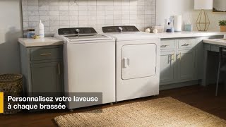 Le premier agitateur amovible 2 en 1 de lindustrieWhirlpool® lessive [upl. by Yelah]