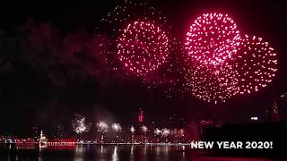 SHARJAH NEW YEAR FIREWORKS 2020 [upl. by Udenihc]