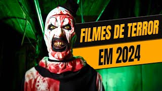 8 FILMES DE TERROR MAIS ESPERADOS DE 2024 [upl. by Aicnom]