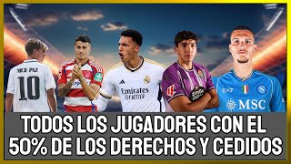 TODOS LOS JUGADORES CEDIDOS POR EL REAL MADRID Y LOS QUE TODAVÍA CONSERVA EL 50 DE LOS DERECHOS [upl. by Somerville140]