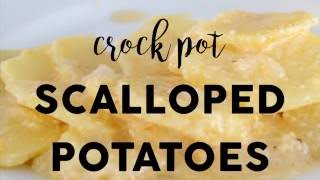 Crock Pot Scalloped Potatoes [upl. by Virgel]