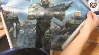 Halo Silk Posters Unboxing [upl. by Asnarepse]