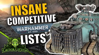 The Craziest Competitive Warhammer 40k Lists from LVO [upl. by Scevour]