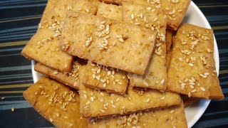 Wheat flour biscuits పిల్లలు ఎంతో ఇష్టంగా తినే గోధుమ పిండితో నామ్ కిన్ బిస్కెట్స్ 😋👌🏻🤤 [upl. by Kiyohara]