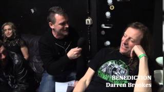 BENEDICTION Interview with Darren Brookes 2015 [upl. by Yllim48]