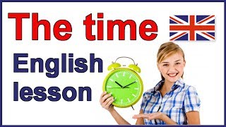 How to tell the time in English  English lesson [upl. by Nedda]