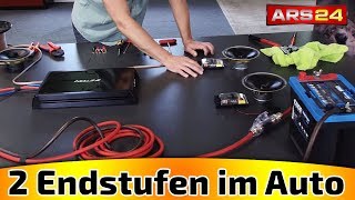 2 Endstufen richtig im Auto verbauen  Tutorial  ARS24 [upl. by Fredel]