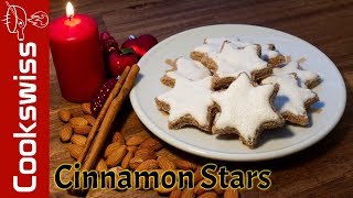 Cinnamon Stars quotZimtsternequot Christmas Cookies [upl. by Ephram]