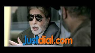 Amitabh Bachchan in action Justdial ads TVC fun commercial at traffic signal [upl. by Davie568]