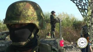 Así opera un retén militar en Sinaloa [upl. by Defant]