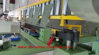 Abrasives belt skiving machine [upl. by Goldstein]