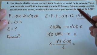 Potencia y energía eléctrica ¿Cuánto costará [upl. by Kcirddor]