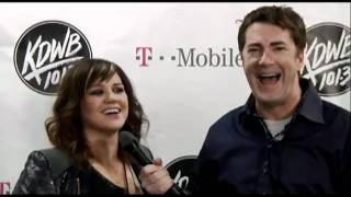 Kelly Clarkson  Interview  1013 KDWBs Jingle Ball Minneapolis Dec 2011 [upl. by Dasya]