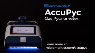 Micromeritics AccuPyc The Easiest Fastest and Most Accurate Pycnometer Ever [upl. by Tenney]