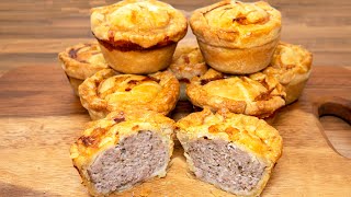 Mini Pork Pies Very easy to make and delicious [upl. by Annahsad]