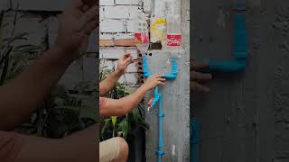 Technique to fix PVC pipe faucet low water pressure shorts [upl. by Aed]