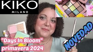 NUEVA COLECCION PRIMAVERA 2024 DE KIKO MILANO quotDAYS IN BLOOMquot LOOK COMPLETO OPINION SINCERA [upl. by Acenom]