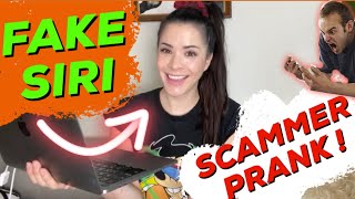 Pranking SCAMMERS as SIRI  😂  IRLrosie scambaiting [upl. by Elga370]