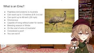 The Emu War  A Vtuber History Lecture [upl. by Germayne578]