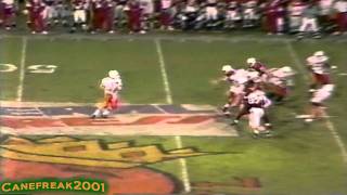 1992 Orange Bowl Miami Hurricanes vs Nebraska Cornhuskers Highlights [upl. by Leinahtam]