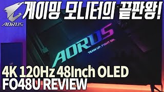 게이밍 모니터의 끝판왕 기가바이트 어로스 FO48U 48인치 OLED 모니터 솔직 리뷰 GIGABYTE AORUS FO48U 4K UHD 120Hz  홍방장 [upl. by Hcahsem]