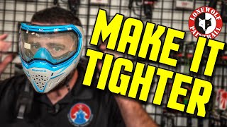 How to Tighten Your Paintball Mask  How to Tighten You Paintball Goggles  Lone Wolf Paintball [upl. by Bakki]