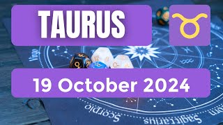 Taurus horoscope  Taurus Horoscope for Today 19 October 2024 [upl. by Lipcombe135]