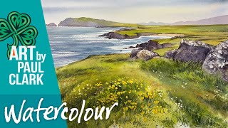 How to Paint an Irish Landscape in Watercolour [upl. by Tobe567]