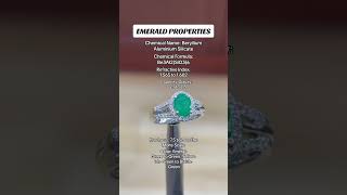 EMERALD PROPERTIES ✨jewelryeducationemeraldemeraldpropertiesemeraldgreendiamondeducation [upl. by Enovaj]