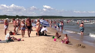 Świnoujście plaża 12072022 [upl. by Anayt]